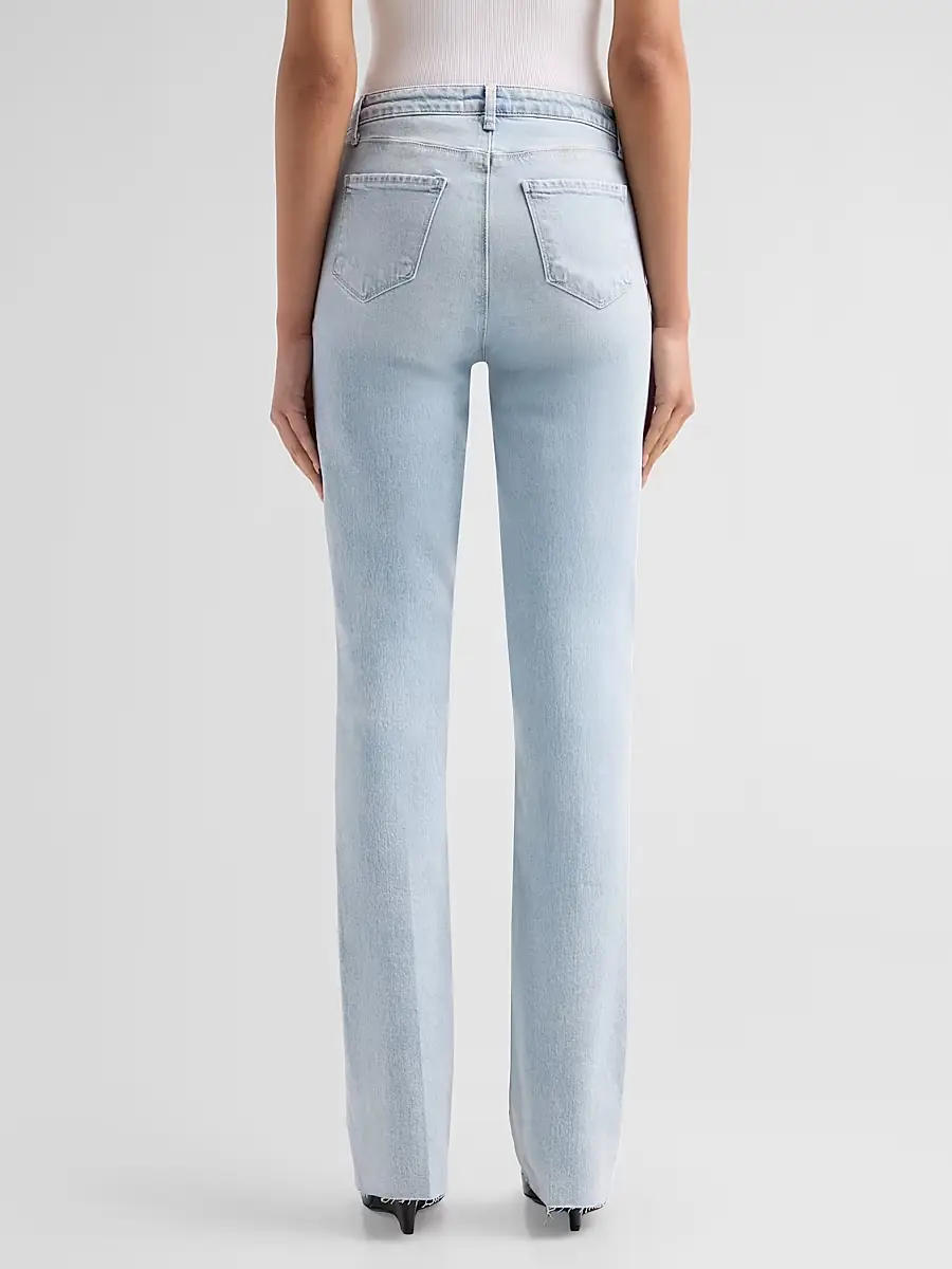 L'Agence Women's Ruth High-Rise Straight-Leg Jeans | Thumbnail 3 L'Agence Women's Ruth High-Rise Straight-Leg Jeans | Thumbnail 3