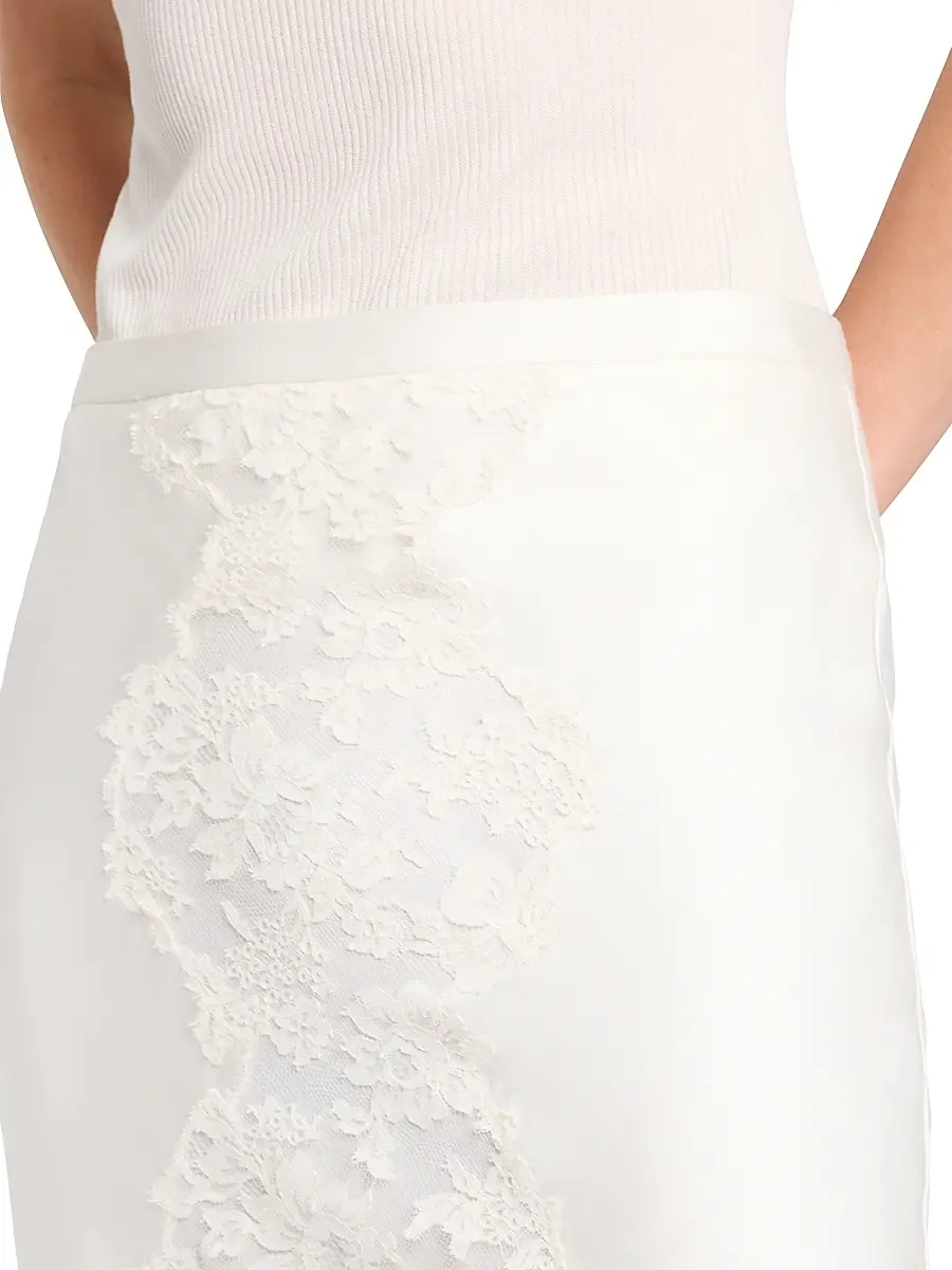 TWP Women's Stretch-Silk Lace Floor-Length Maxi Skirt | Thumbnail 6 TWP Women's Stretch-Silk Lace Floor-Length Maxi Skirt | Thumbnail 6