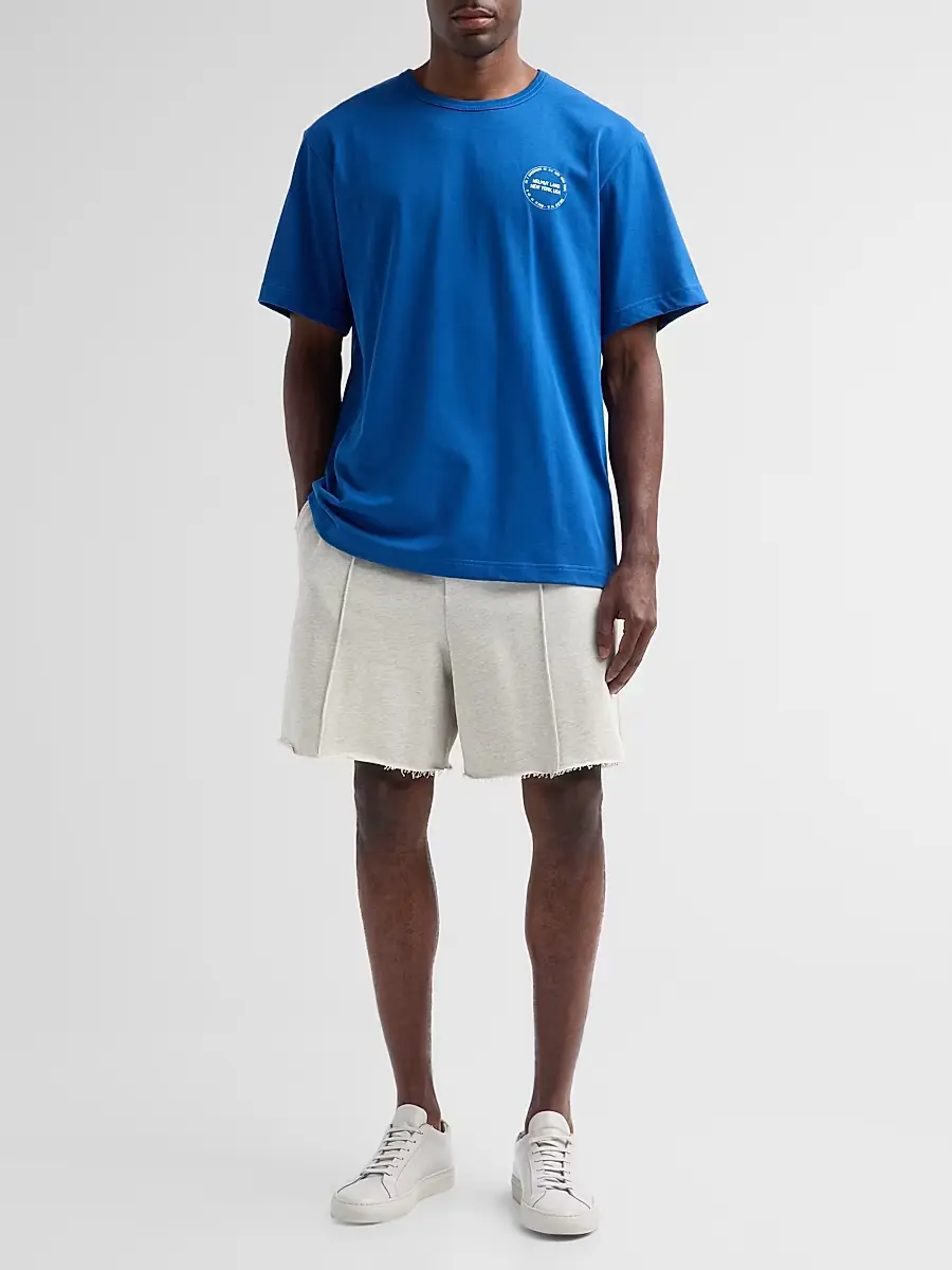 Helmut Lang Men's Compact French Cotton Terry Shorts | Thumbnail 2 Helmut Lang Men's Compact French Cotton Terry Shorts | Thumbnail 2