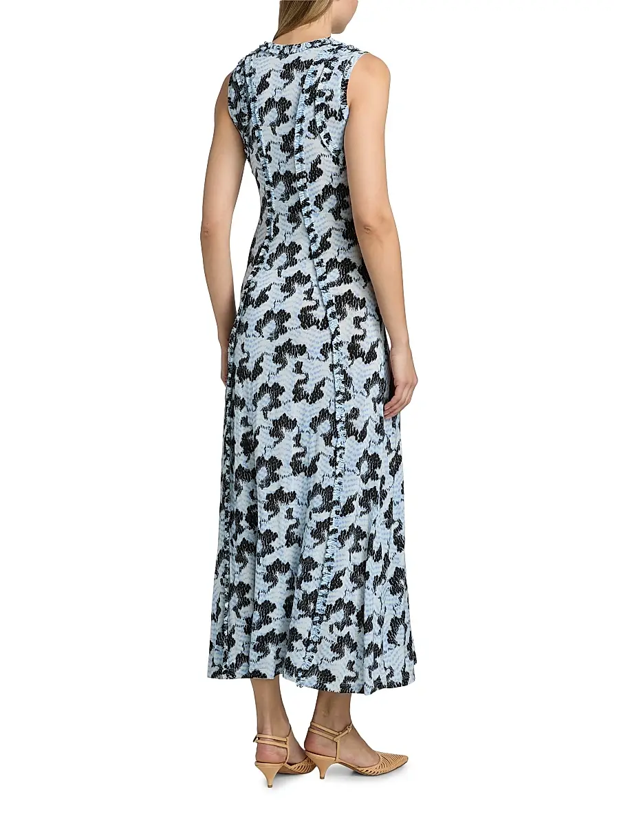 Ulla Johnson Women's Isabelle Abstract Jersey Dress | Thumbnail 5 Ulla Johnson Women's Isabelle Abstract Jersey Dress | Thumbnail 5
