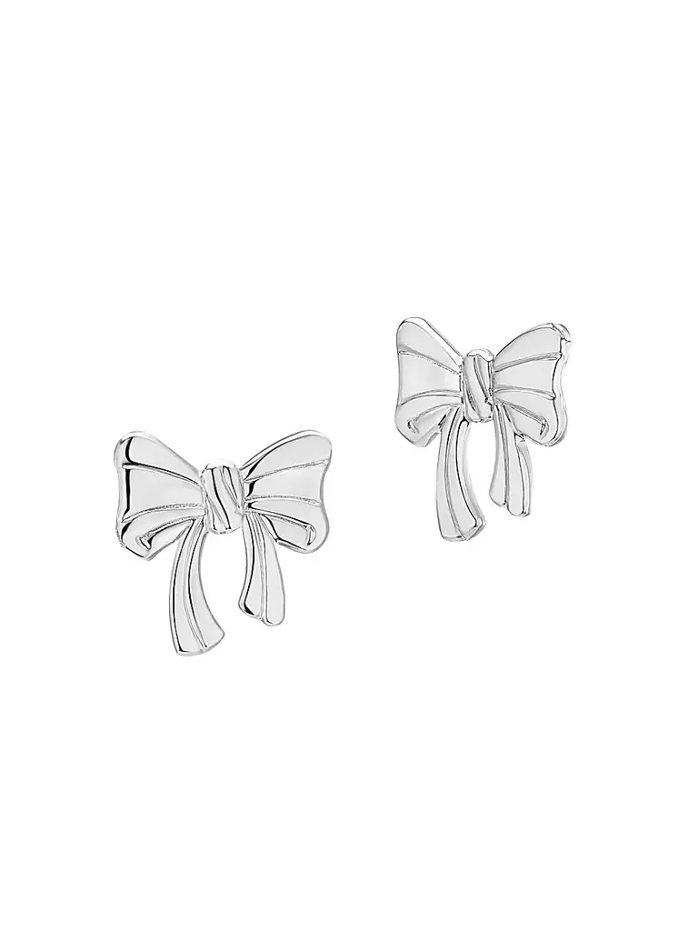 Women's In The Present Studs in Sterling Silver - Silver
