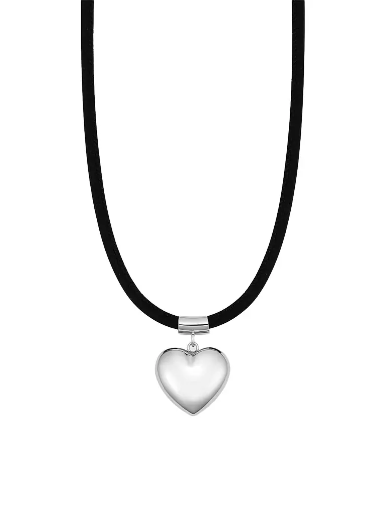 Oradina Women's Lover Cord Pendant Necklace in Sterling Silver - Silver | Image 1 Oradina Women's Lover Cord Pendant Necklace in Sterling Silver - Silver | Image 1