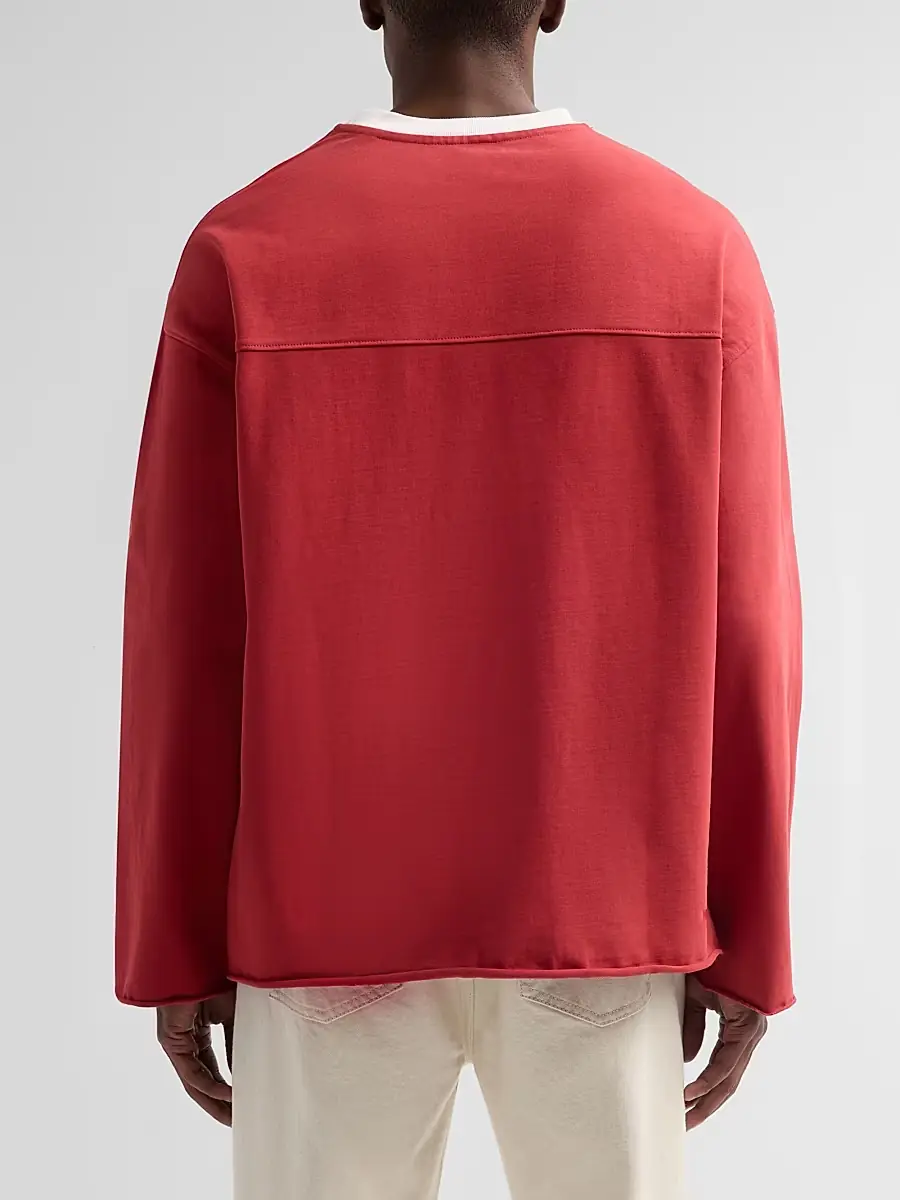 Nahmias Men's Daydreaming Varsity Logo Long-Sleeve Shirt | Thumbnail 3 Nahmias Men's Daydreaming Varsity Logo Long-Sleeve Shirt | Thumbnail 3