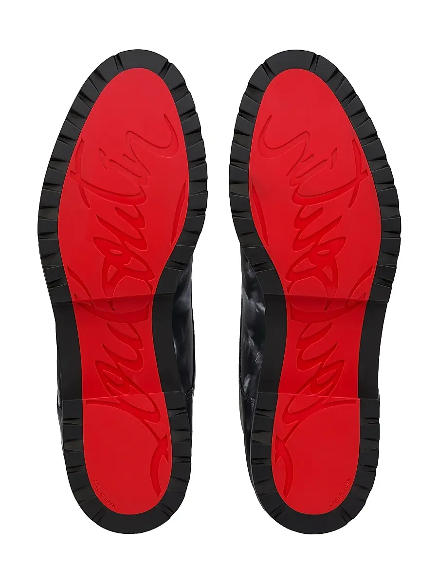 Christian Louboutin Men's Trapman TCT 2 Leather Lace-Up Booties | Thumbnail 5 Christian Louboutin Men's Trapman TCT 2 Leather Lace-Up Booties | Thumbnail 5