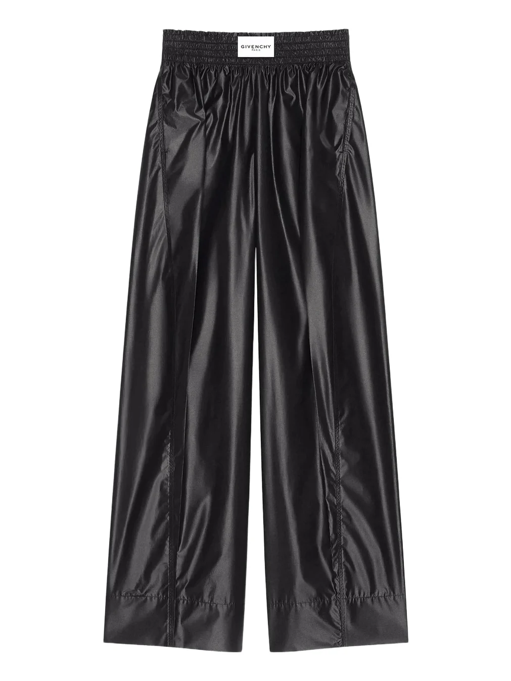 Givenchy Women's Cocoon Elastic-Waist Pants in Technical Poplin - Black