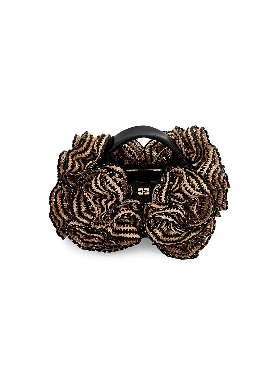 Ganni Women's Froufrou Mini Hobo Bag | Thumbnail 3 Ganni Women's Froufrou Mini Hobo Bag | Thumbnail 3