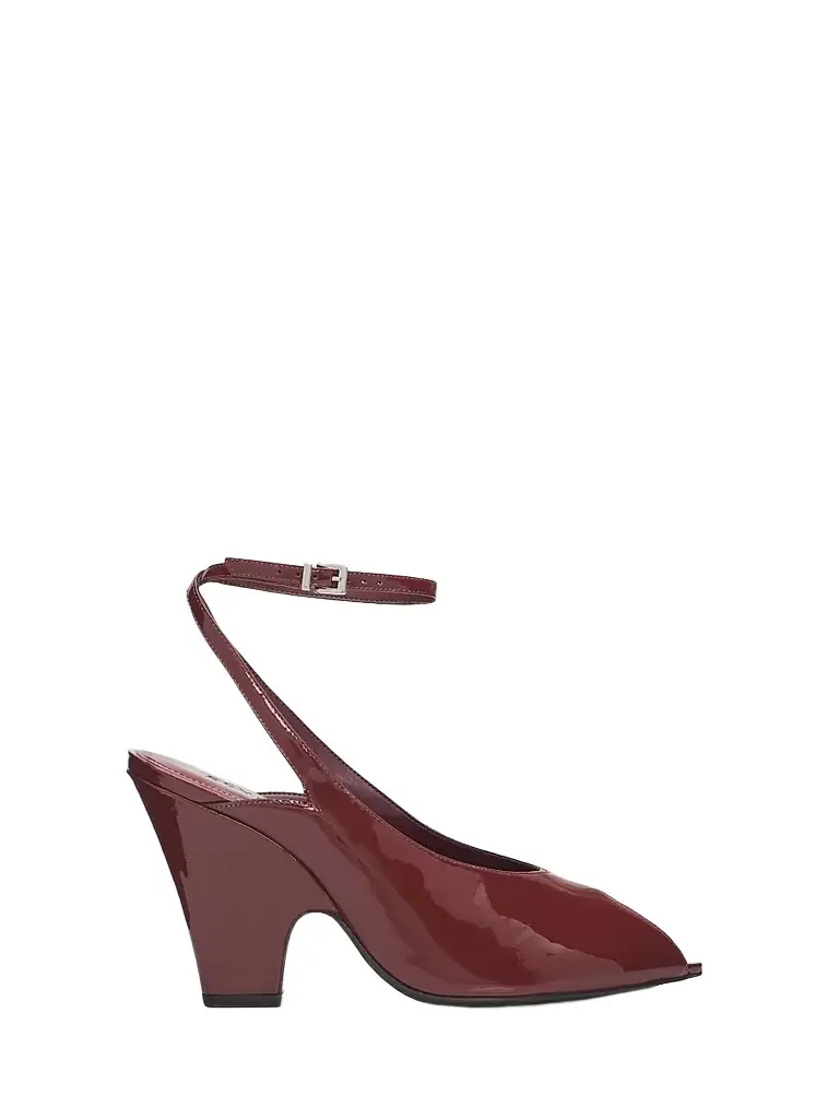 Schutz Women's Liv 95MM Patent Leather Pumps - Wine Berry | Image 1 Schutz Women's Liv 95MM Patent Leather Pumps - Wine Berry | Image 1