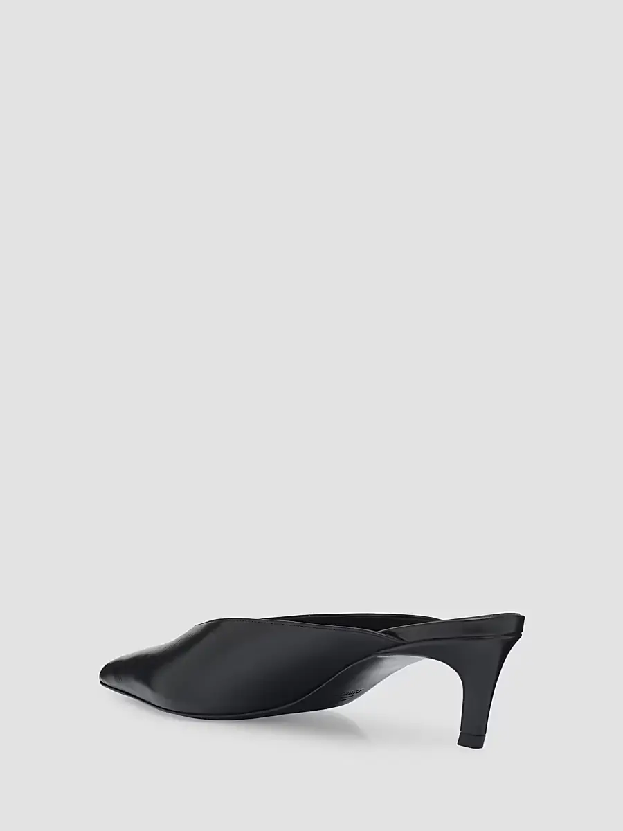 Schutz Women's Loren Mid 90MM Leather Stiletto Mules | Thumbnail 4 Schutz Women's Loren Mid 90MM Leather Stiletto Mules | Thumbnail 4