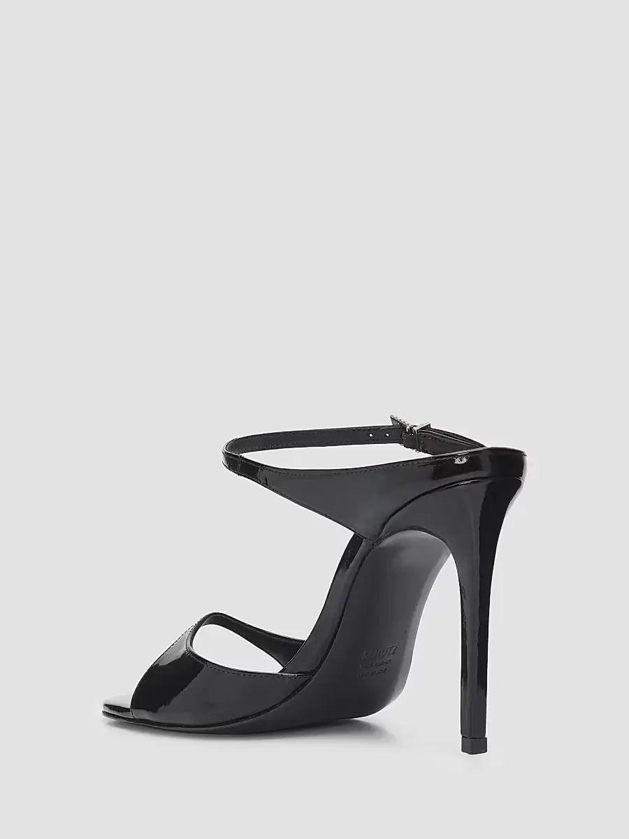 Schutz Women's Lyra 100MM Patent Leather Slip-On Sandals | Thumbnail 2 Schutz Women's Lyra 100MM Patent Leather Slip-On Sandals | Thumbnail 2
