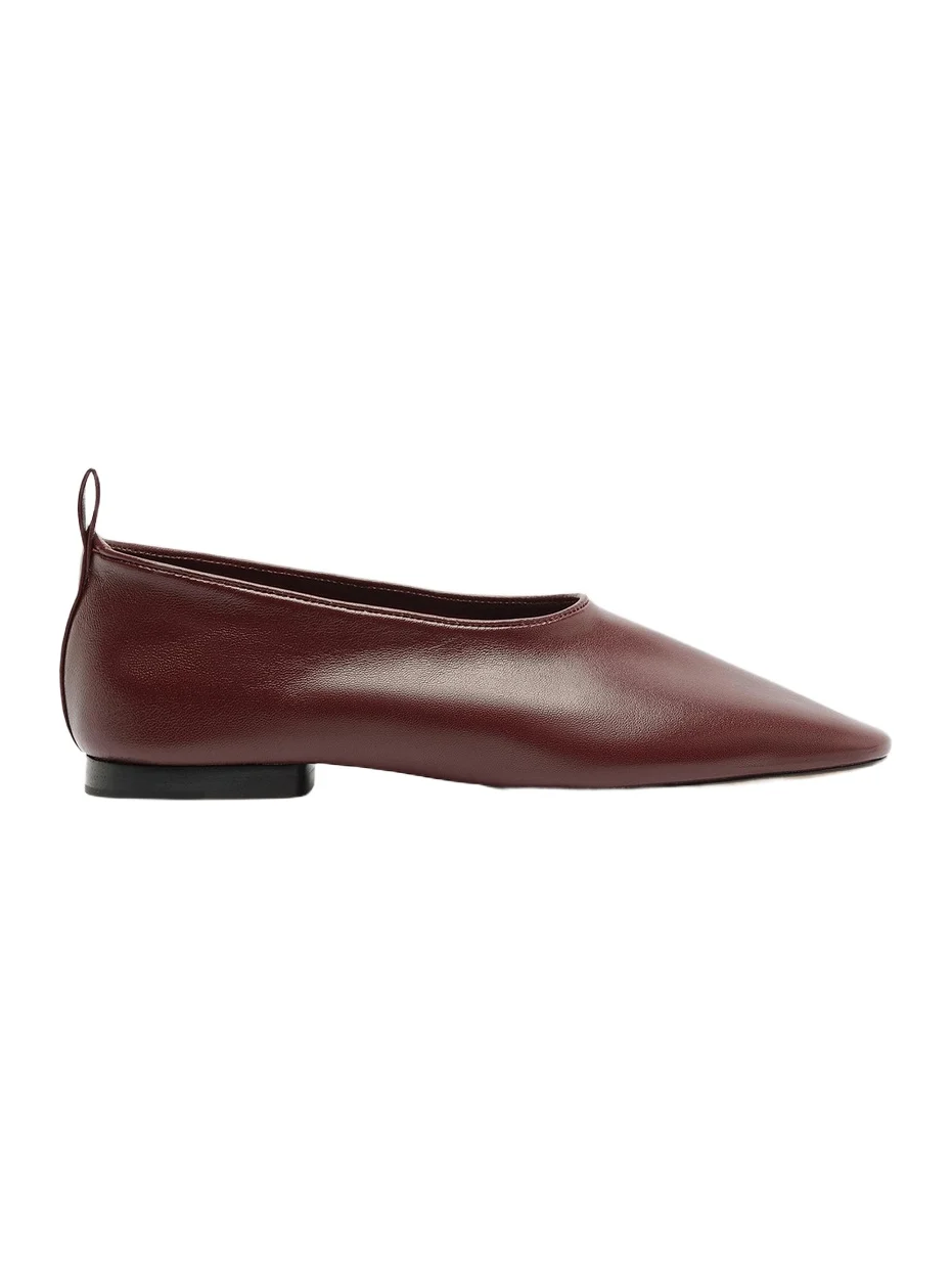 Schutz Women's Hadley Leather Ballerina Flats