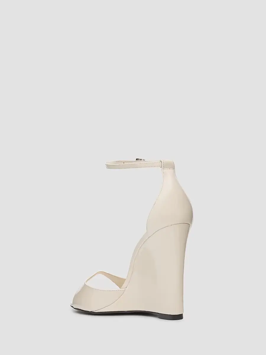 Schutz Women's Scarlett 100MM Patent Leather Wedge Sandals | Thumbnail 2 Schutz Women's Scarlett 100MM Patent Leather Wedge Sandals | Thumbnail 2