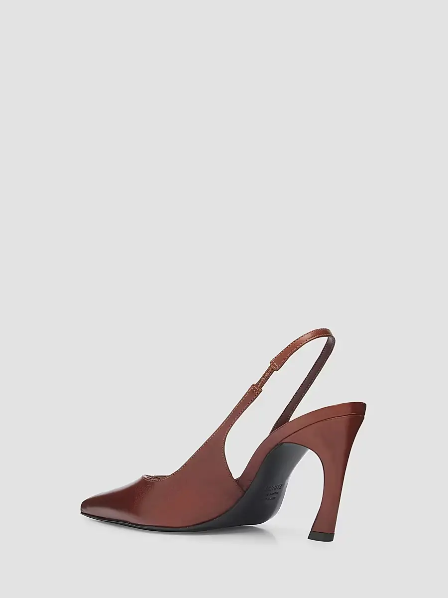 Schutz Women's Lexi 90MM Leather Slingback Pumps | Thumbnail 2