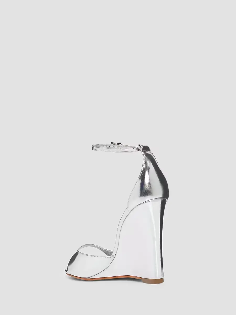 Schutz Women's Scarlett 100MM Leather Wedge Sandals | Thumbnail 2 Schutz Women's Scarlett 100MM Leather Wedge Sandals | Thumbnail 2
