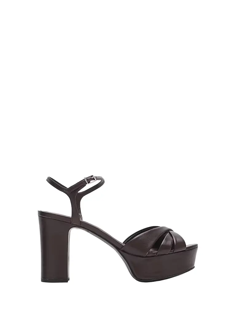 Schutz Women's Keefa 0MM Platform Sandals - Maplewood | Image 1 Schutz Women's Keefa 0MM Platform Sandals - Maplewood | Image 1