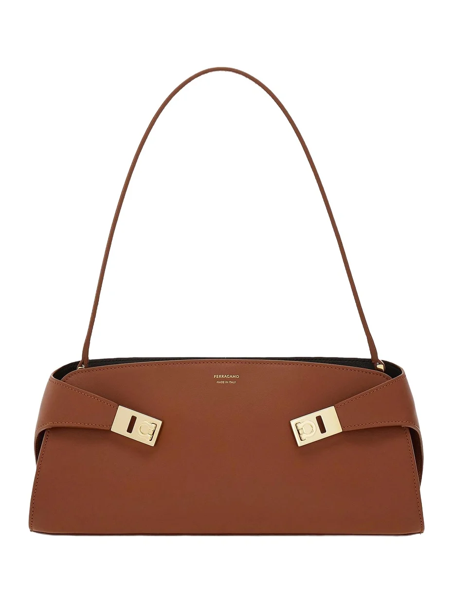 Women's East-West Hug Leather Shoulder Bag Women's East-West Hug Leather Shoulder Bag