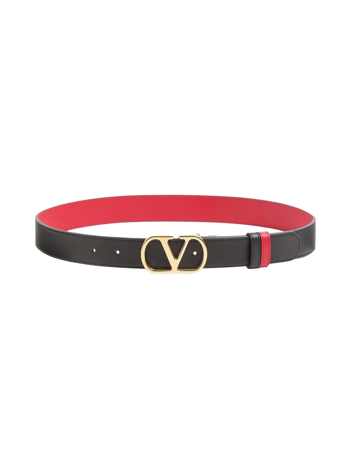 Women's VLogo Signature Reversible Shiny Calfskin Belt Women's VLogo Signature Reversible Shiny Calfskin Belt
