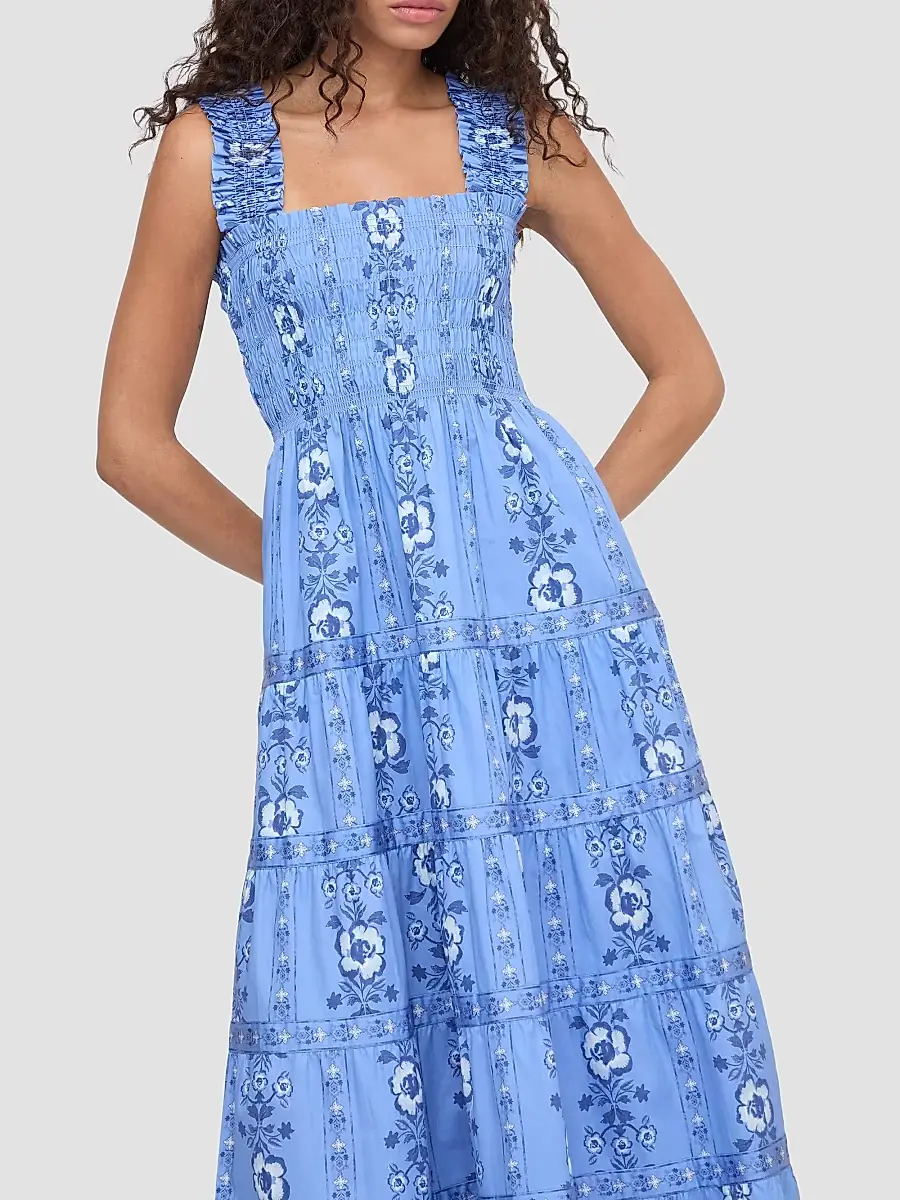 Hill House Home Women's The Kimmy Midi Nap Dress | Thumbnail 4 Hill House Home Women's The Kimmy Midi Nap Dress | Thumbnail 4