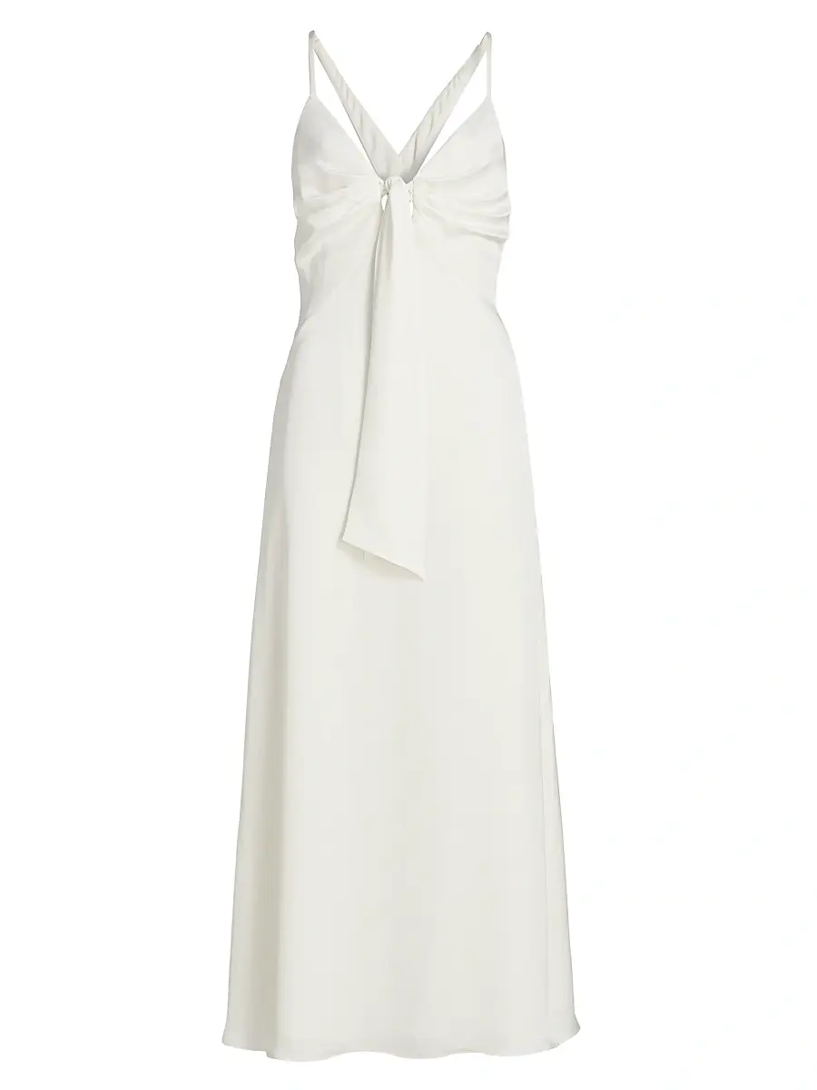 Ramy Brook Women's Mckenzie Plunging V-Neck A-Line Midi-Dress - | Image 1 Ramy Brook Women's Mckenzie Plunging V-Neck A-Line Midi-Dress - | Image 1