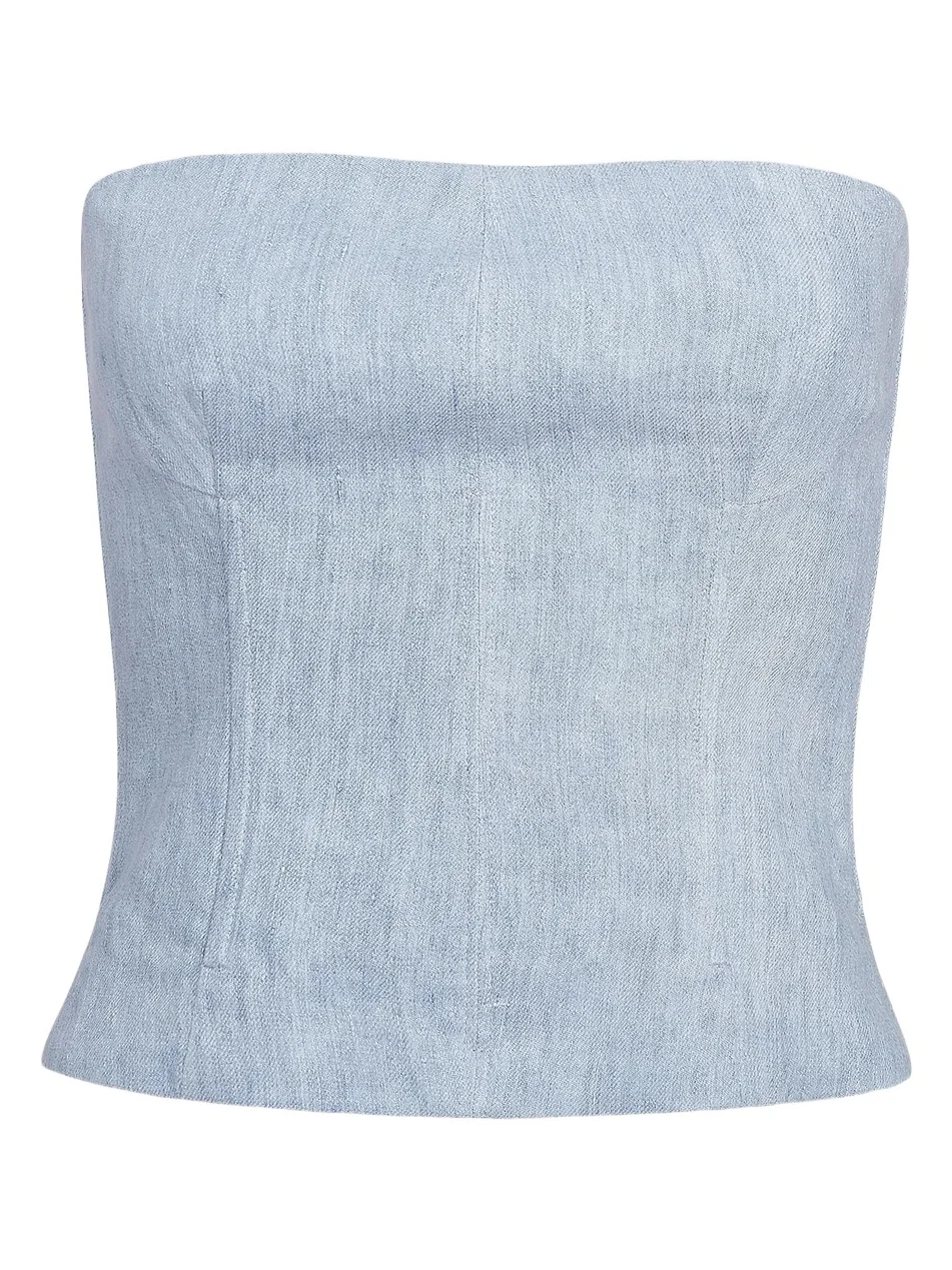 Women's Jillian Hemp Strapless Bustier Women's Jillian Hemp Strapless Bustier