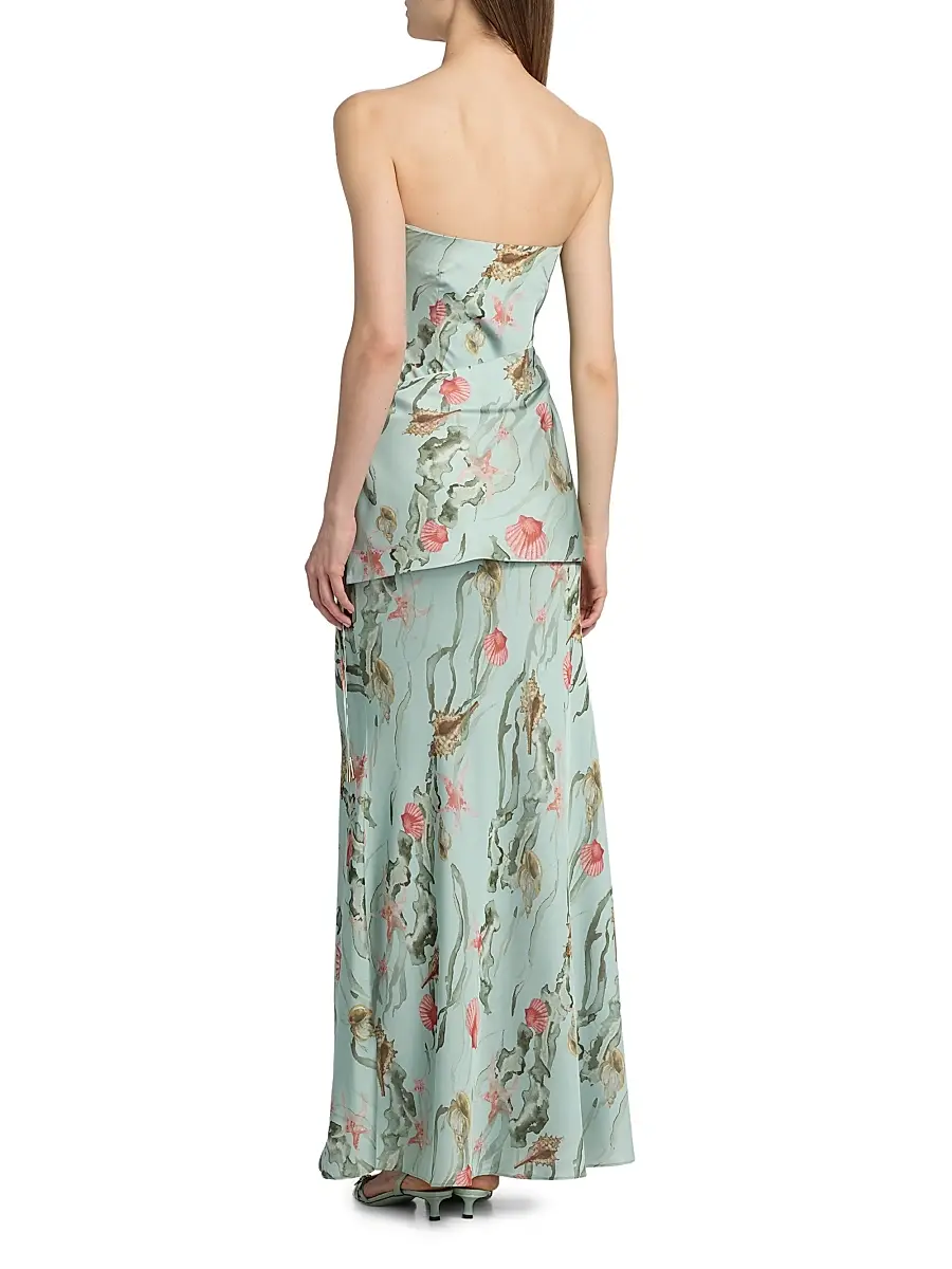 Amur Women's Ever Printed Tiered Maxi Dress | Thumbnail 5 Amur Women's Ever Printed Tiered Maxi Dress | Thumbnail 5