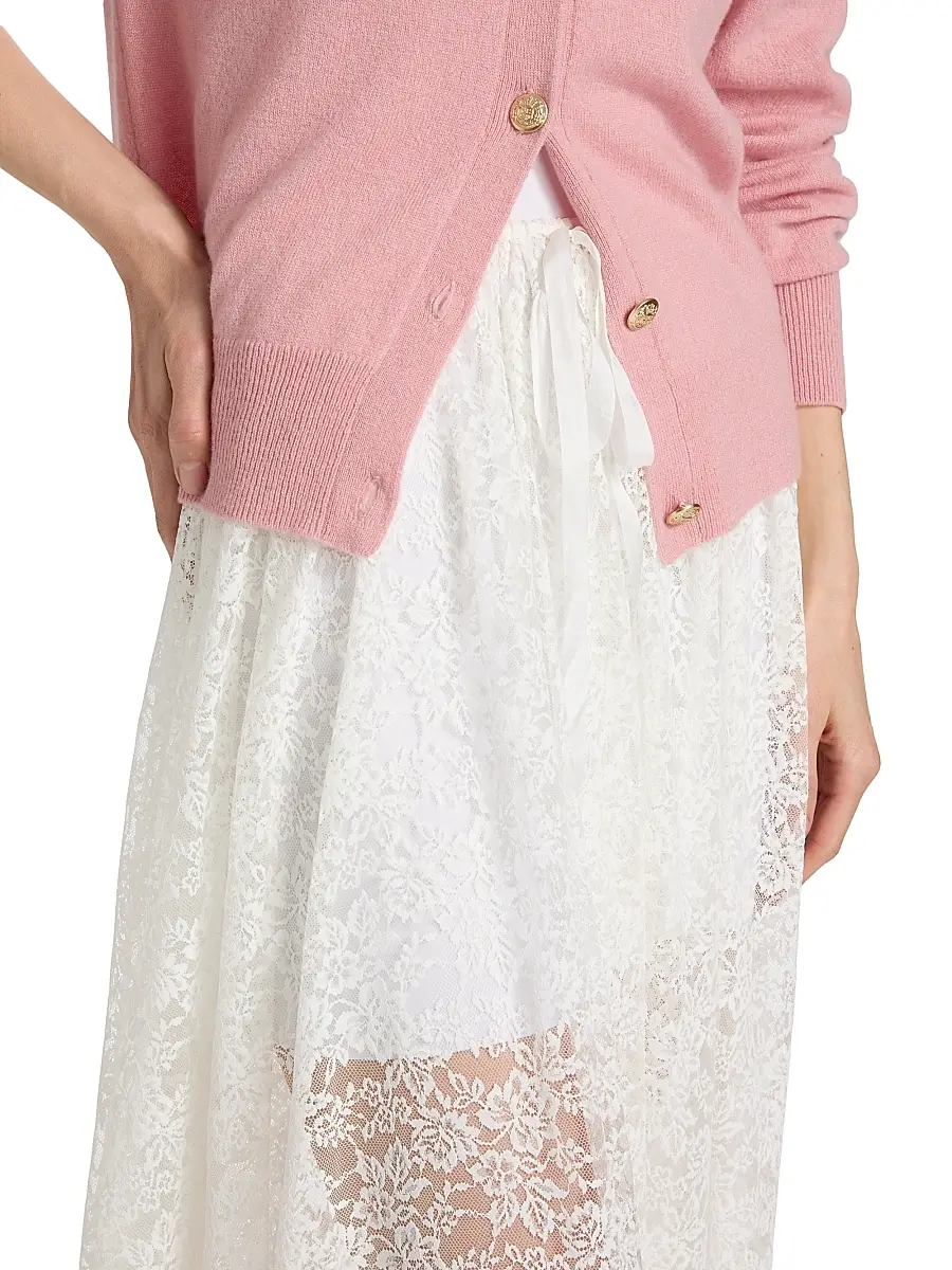 DÔEN Women's Zinnia Lace Midi-Skirt | Thumbnail 6 DÔEN Women's Zinnia Lace Midi-Skirt | Thumbnail 6