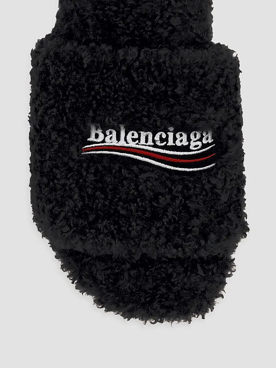 Balenciaga Women's Fluffy Slide Sandals | Thumbnail 4