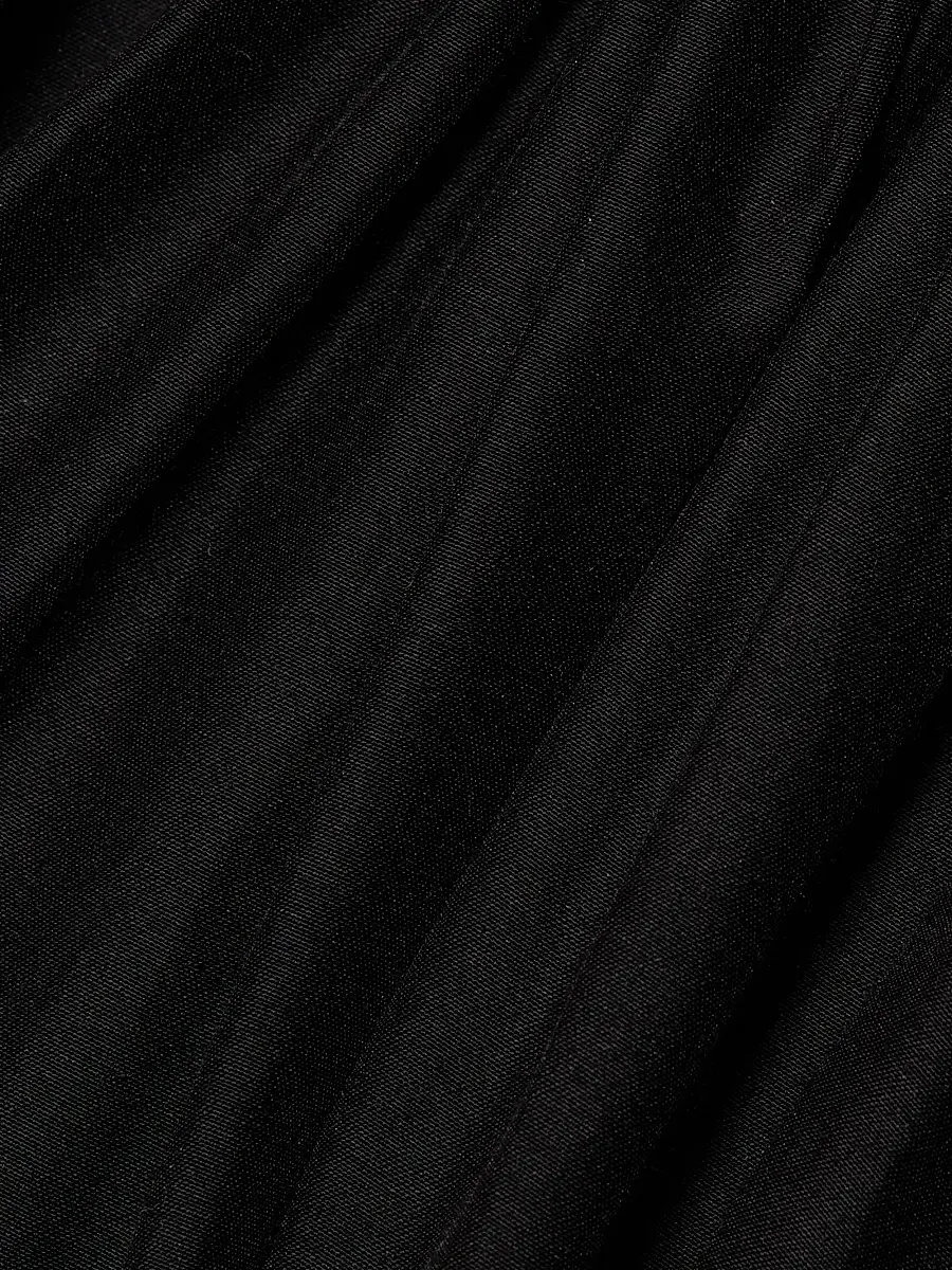 Loulou de Saison Women's Liao Cotton-Silk Pleated Neckline Blouse | Thumbnail 7 Loulou de Saison Women's Liao Cotton-Silk Pleated Neckline Blouse | Thumbnail 7
