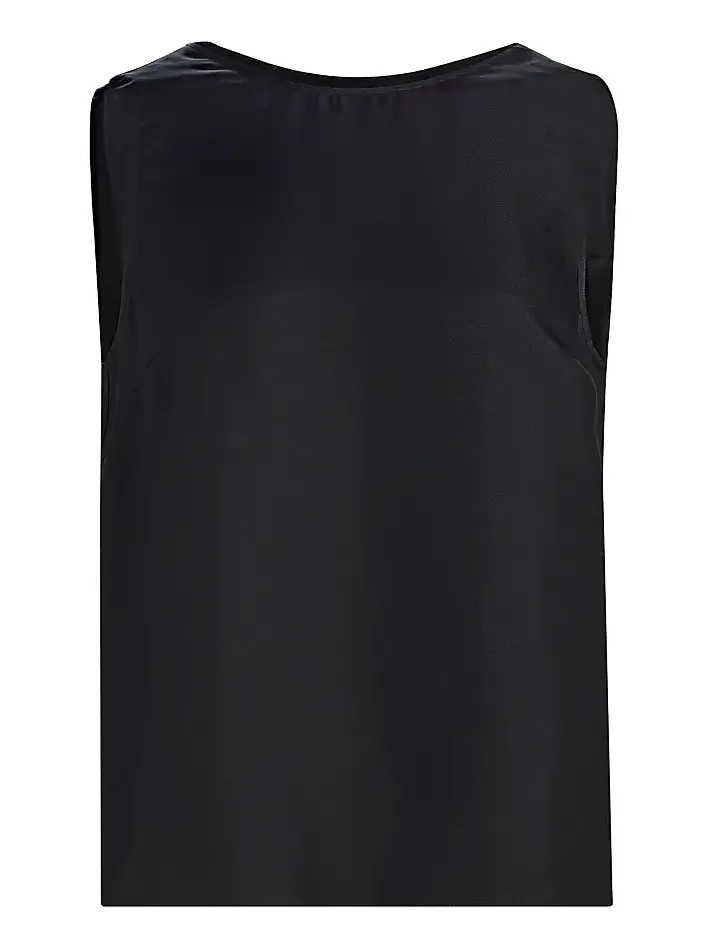 Women's Gema Draped Silk Open-Back Top Women's Gema Draped Silk Open-Back Top