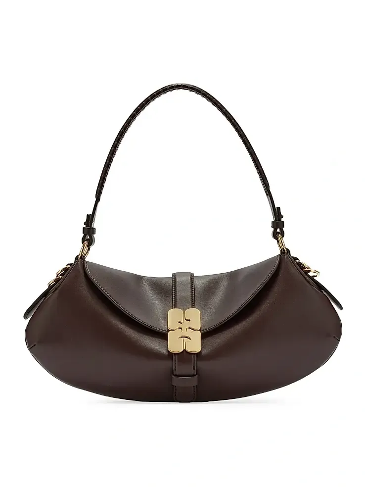 Women's B-Kat Leather Shoulder Bag Women's B-Kat Leather Shoulder Bag