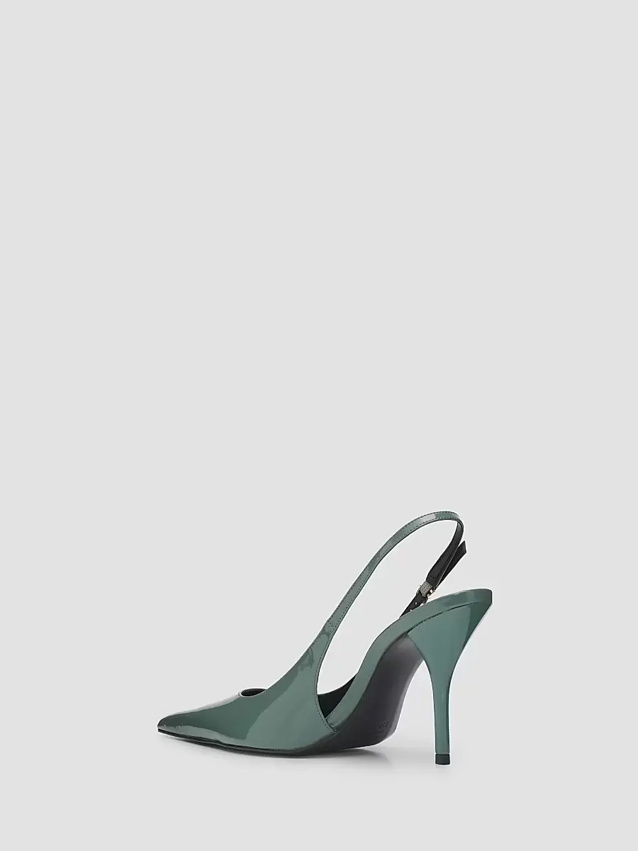Schutz Women's Diora 100MM Patent Leather Slingback Pumps | Thumbnail 3 Schutz Women's Diora 100MM Patent Leather Slingback Pumps | Thumbnail 3