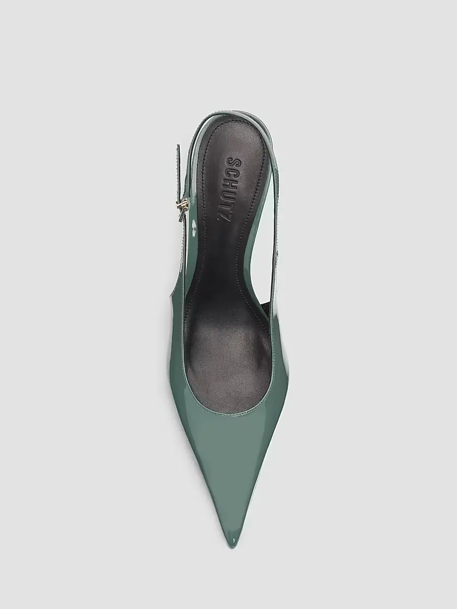 Schutz Women's Diora 100MM Patent Leather Slingback Pumps | Thumbnail 4 Schutz Women's Diora 100MM Patent Leather Slingback Pumps | Thumbnail 4