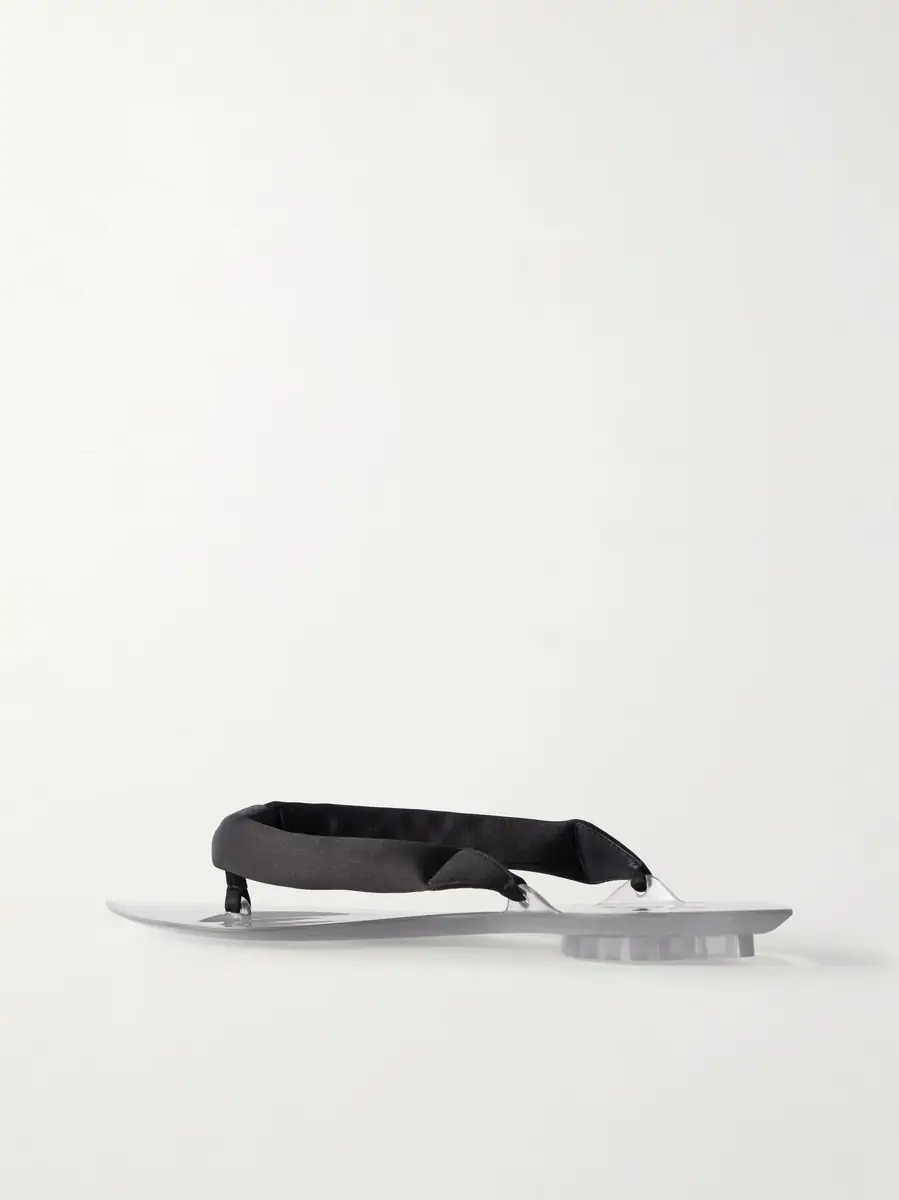Alaïa Invisible Jelly satin-trimmed sandals | Thumbnail 3