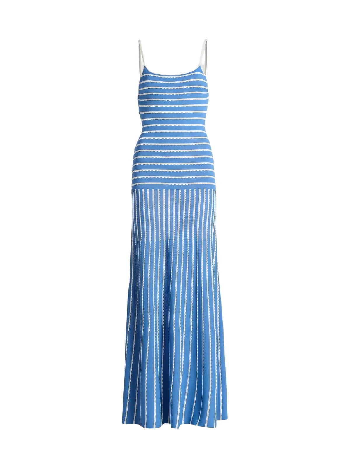 Solid & Striped Women's The Lottie Scallop Stripe Maxi Dress