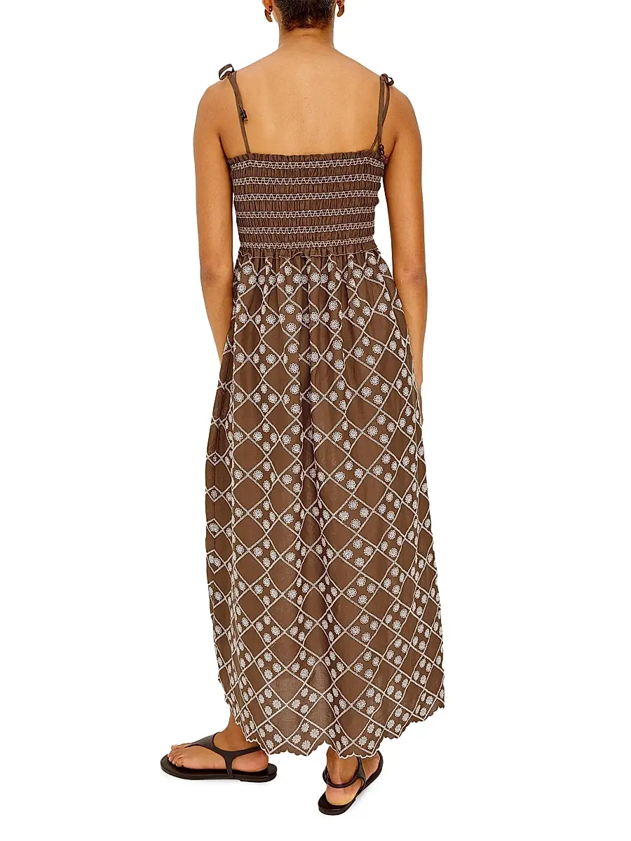 RAILS Women's Becca Eyelet Cotton Midi-Dress | Thumbnail 3 RAILS Women's Becca Eyelet Cotton Midi-Dress | Thumbnail 3