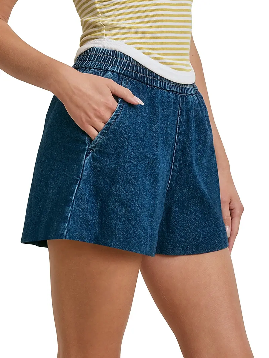Favorite Daughter Women's The Malibu Denim Shorts | Thumbnail 5 Favorite Daughter Women's The Malibu Denim Shorts | Thumbnail 5