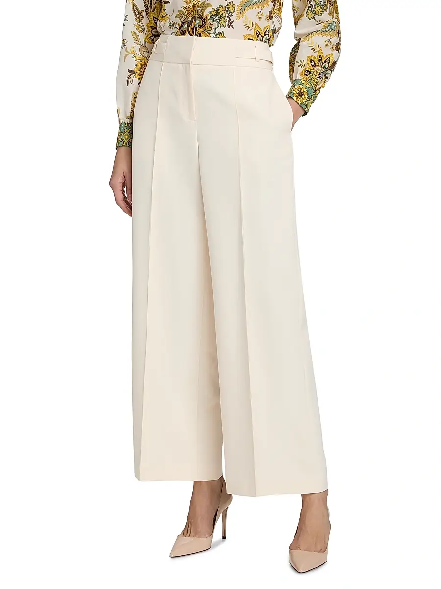 Elie Tahari Women's The Leah Wide-Leg Pants | Thumbnail 3 Elie Tahari Women's The Leah Wide-Leg Pants | Thumbnail 3