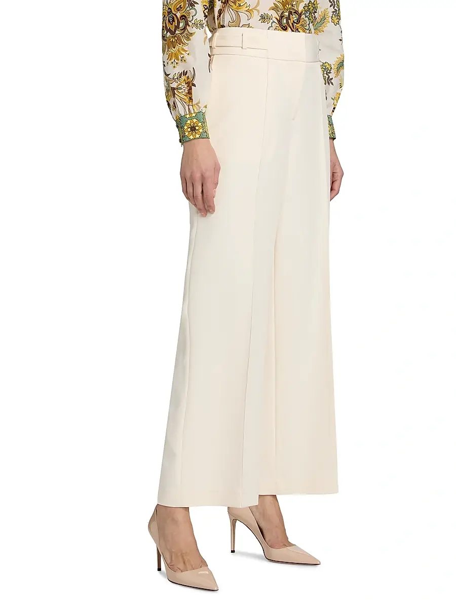 Elie Tahari Women's The Leah Wide-Leg Pants | Thumbnail 4 Elie Tahari Women's The Leah Wide-Leg Pants | Thumbnail 4