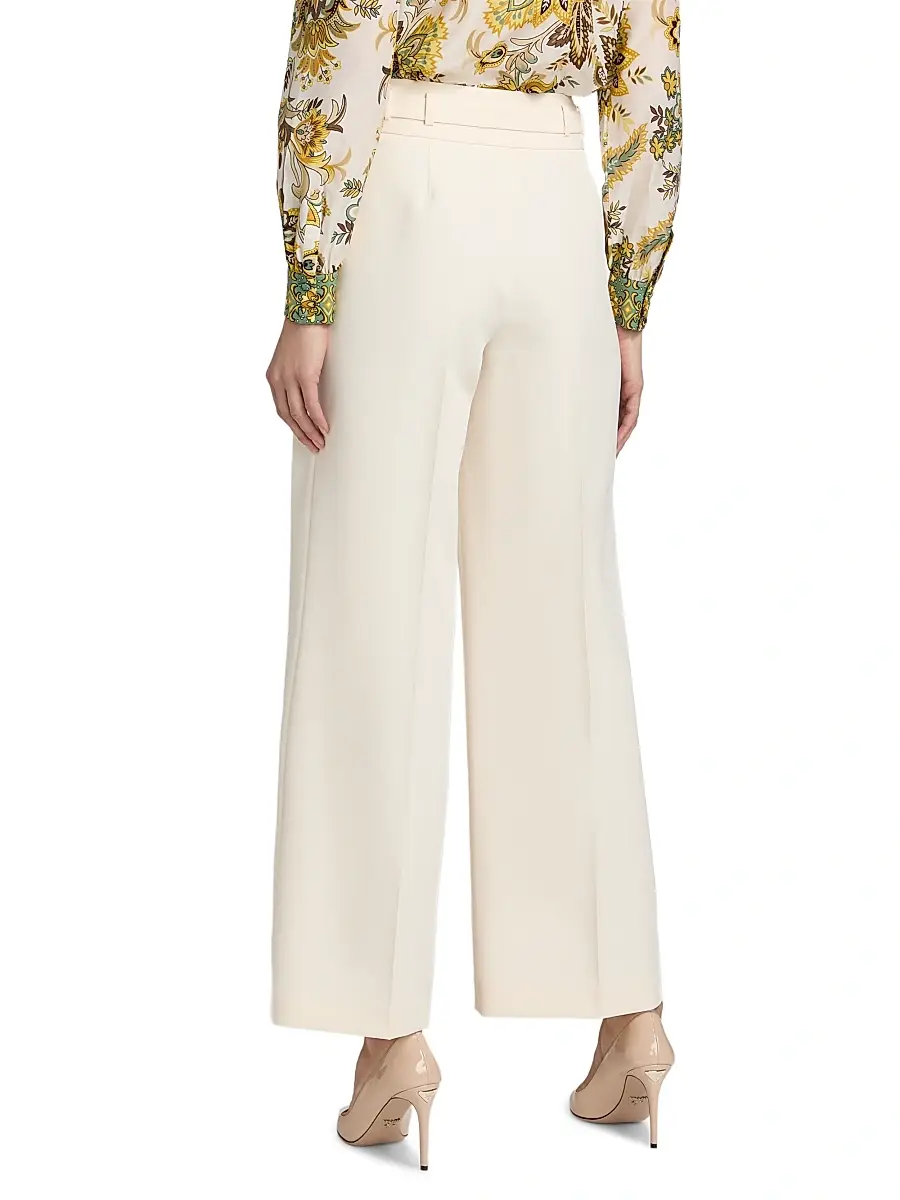 Elie Tahari Women's The Leah Wide-Leg Pants | Thumbnail 5 Elie Tahari Women's The Leah Wide-Leg Pants | Thumbnail 5