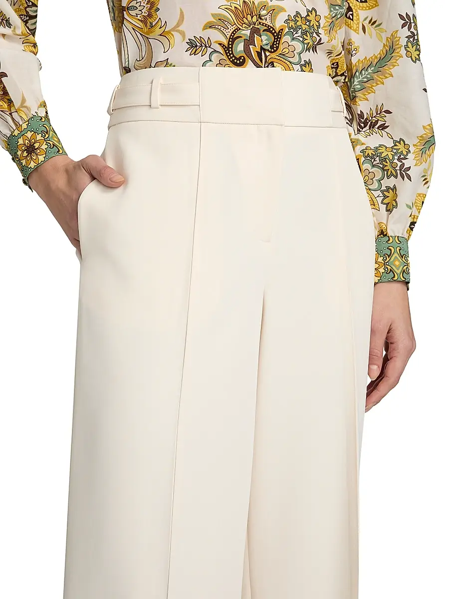 Elie Tahari Women's The Leah Wide-Leg Pants | Thumbnail 6 Elie Tahari Women's The Leah Wide-Leg Pants | Thumbnail 6