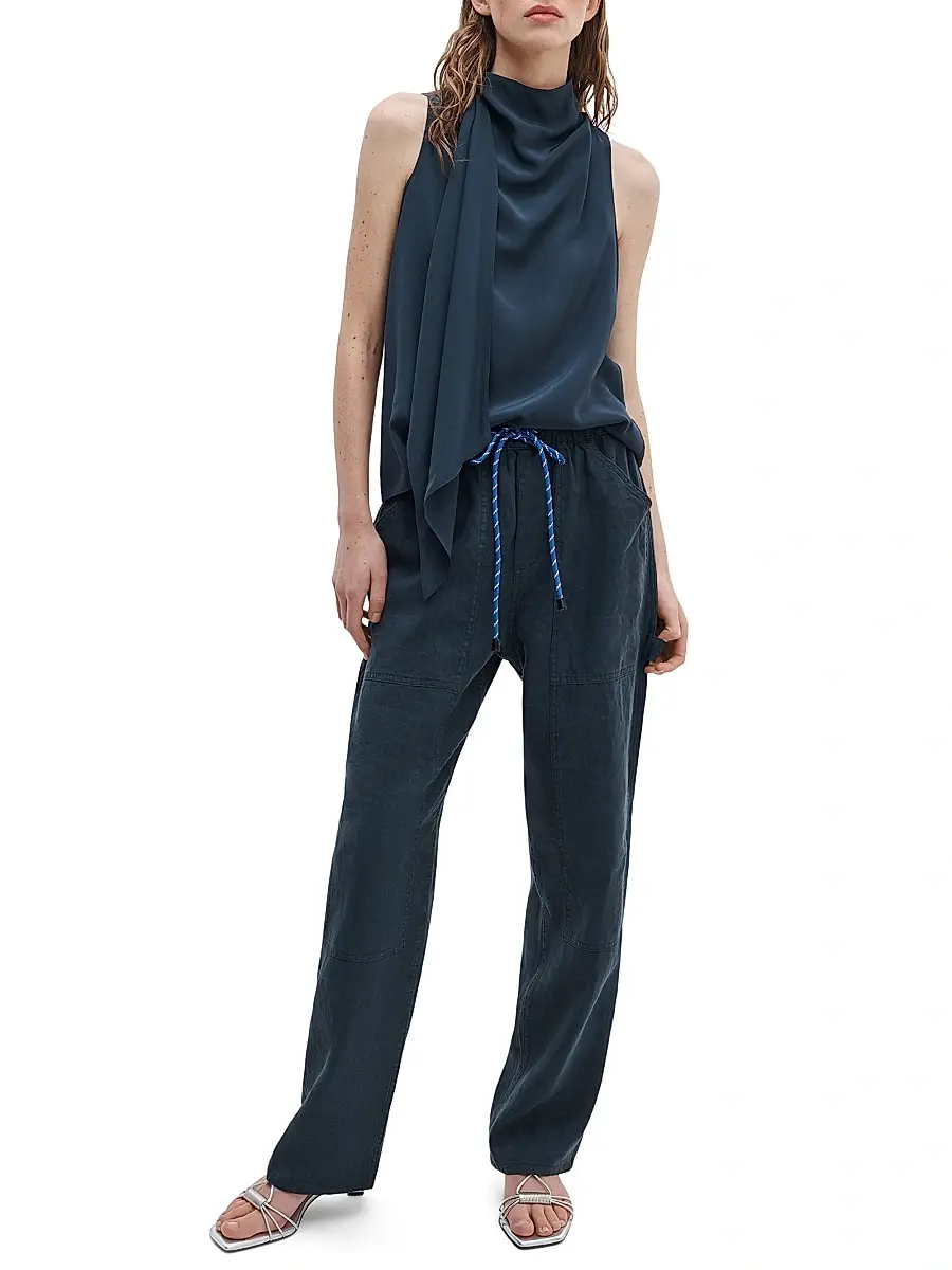rag & bone Women's Adela Scarf Silk Top | Thumbnail 2 rag & bone Women's Adela Scarf Silk Top | Thumbnail 2
