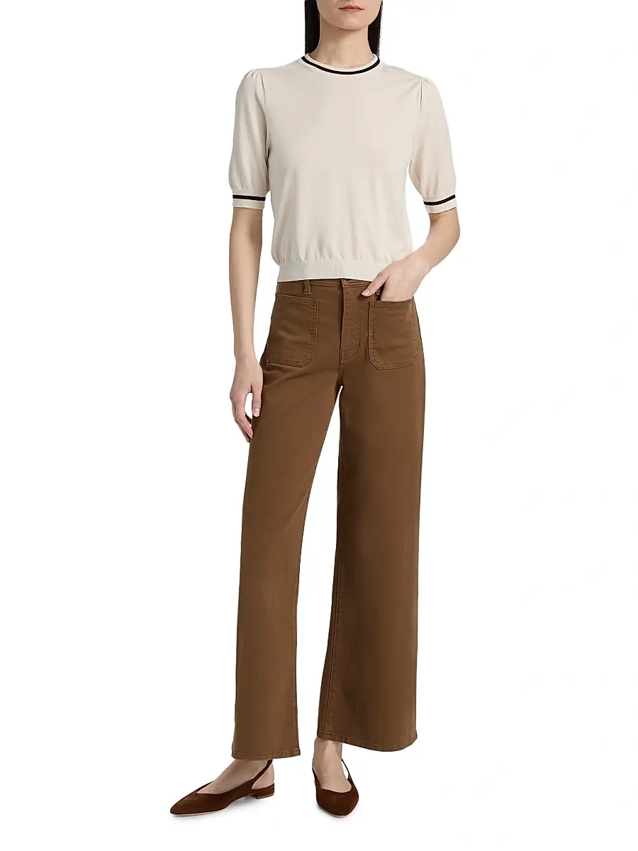 Frame Women's The Gathered Knit Top | Thumbnail 2 Frame Women's The Gathered Knit Top | Thumbnail 2