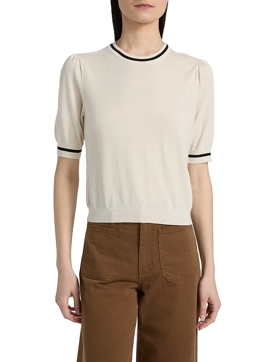 Frame Women's The Gathered Knit Top | Thumbnail 3 Frame Women's The Gathered Knit Top | Thumbnail 3