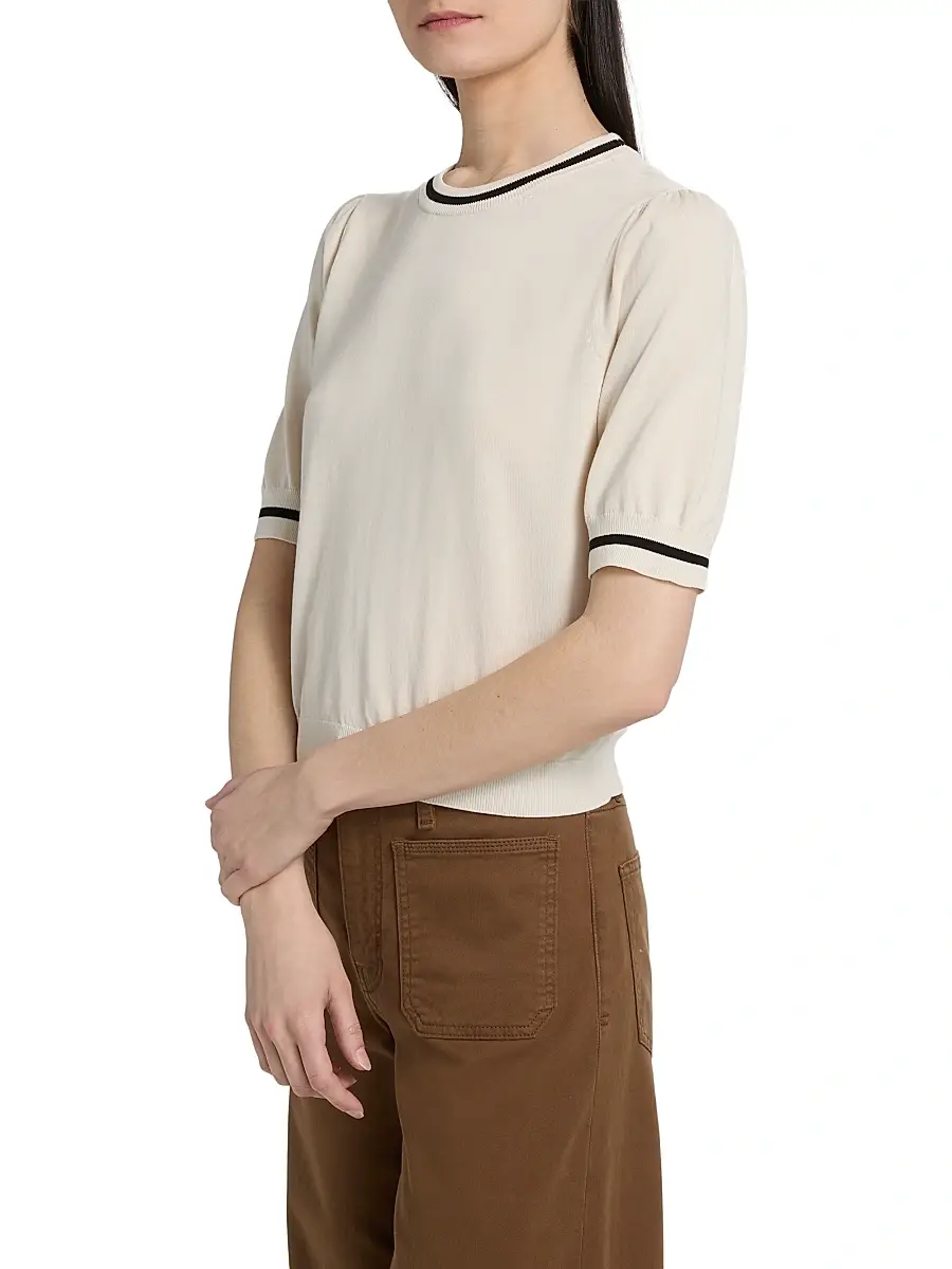 Frame Women's The Gathered Knit Top | Thumbnail 4 Frame Women's The Gathered Knit Top | Thumbnail 4