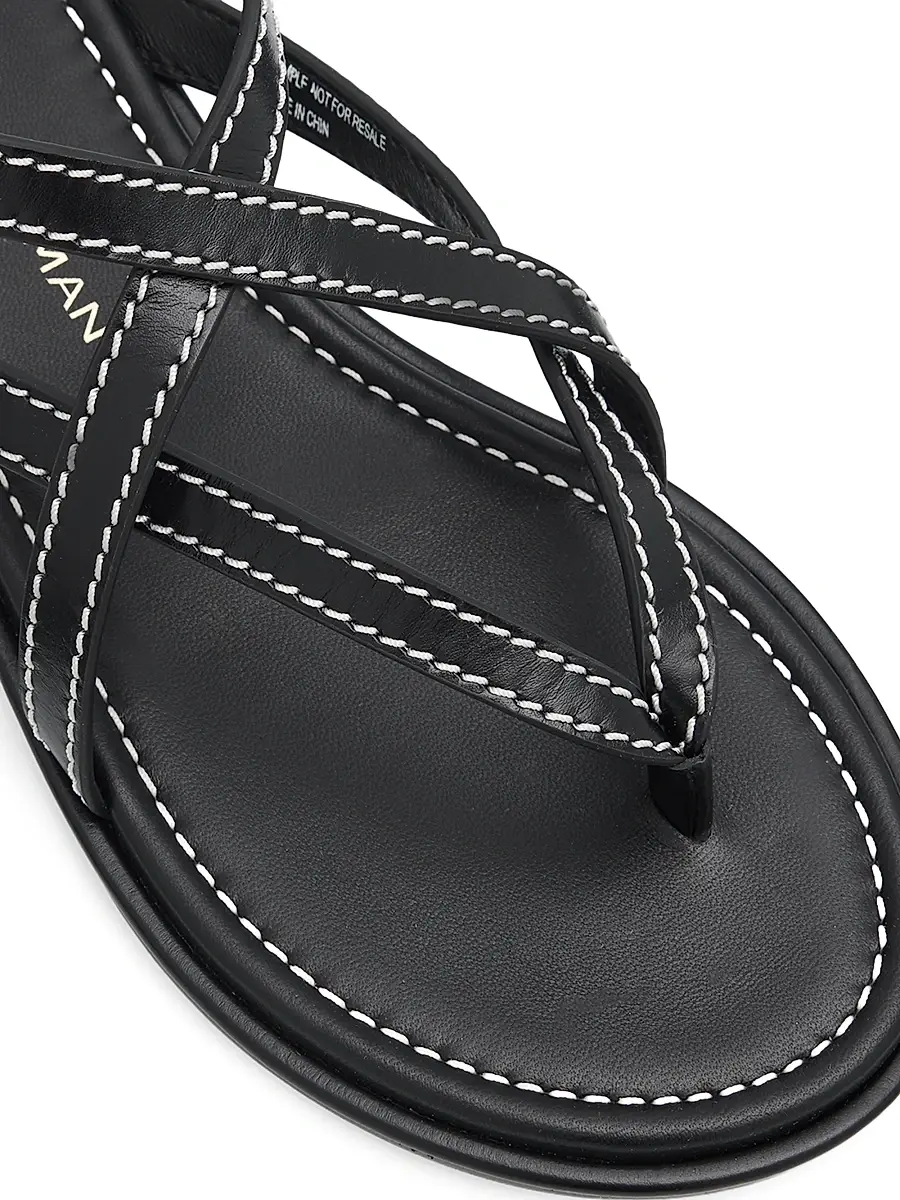 Stuart Weitzman Women's Park Leather Sandals | Thumbnail 6