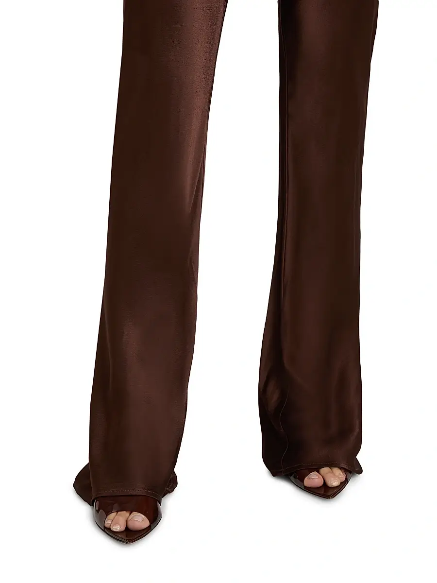 LAMARQUE Women's Emile Satin Relaxed-Fit Pants | Thumbnail 6 LAMARQUE Women's Emile Satin Relaxed-Fit Pants | Thumbnail 6