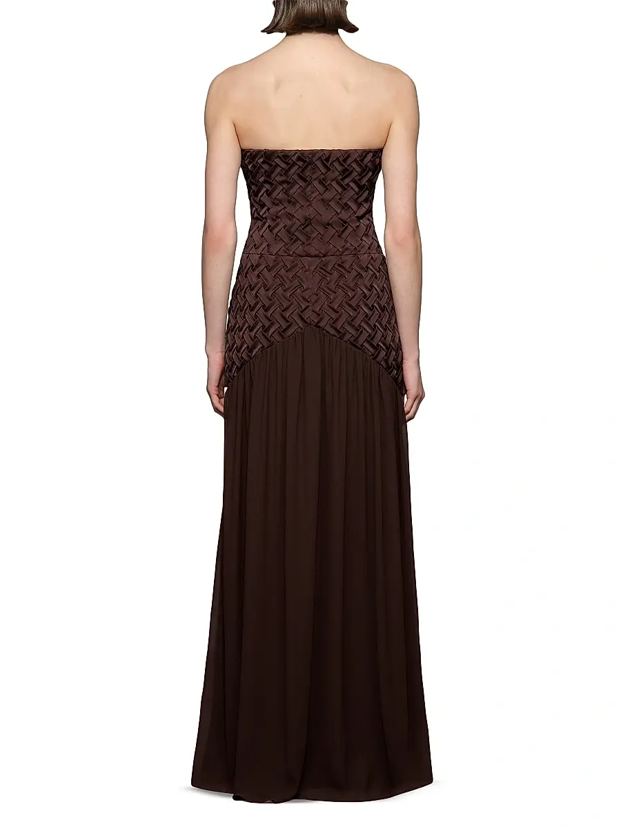 Et Ochs Women's Amara Woven Strapless Gown | Thumbnail 6 Et Ochs Women's Amara Woven Strapless Gown | Thumbnail 6