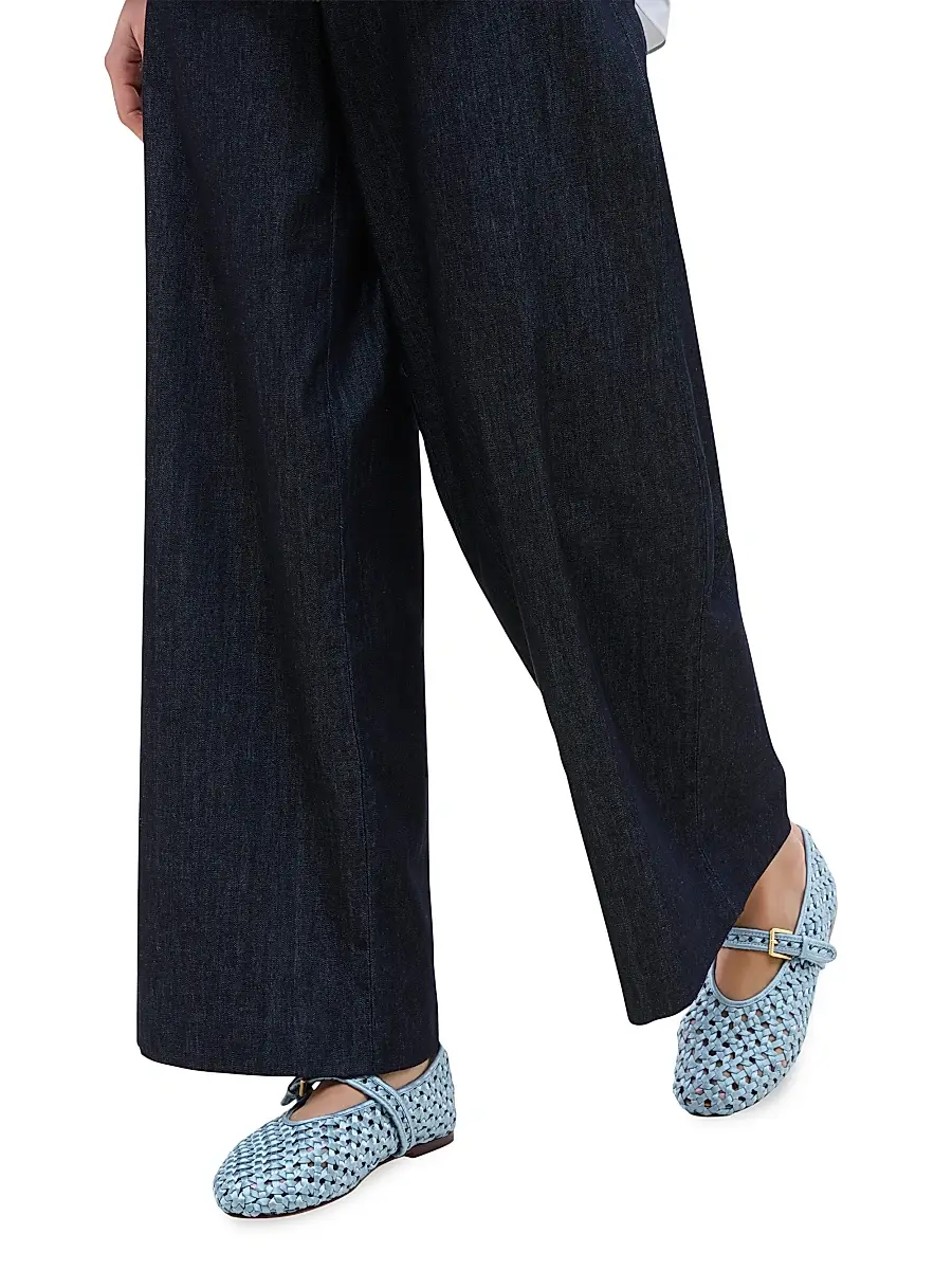 Naghedi Women's Sydney Satin Mary Jane Flats | Thumbnail 5 Naghedi Women's Sydney Satin Mary Jane Flats | Thumbnail 5