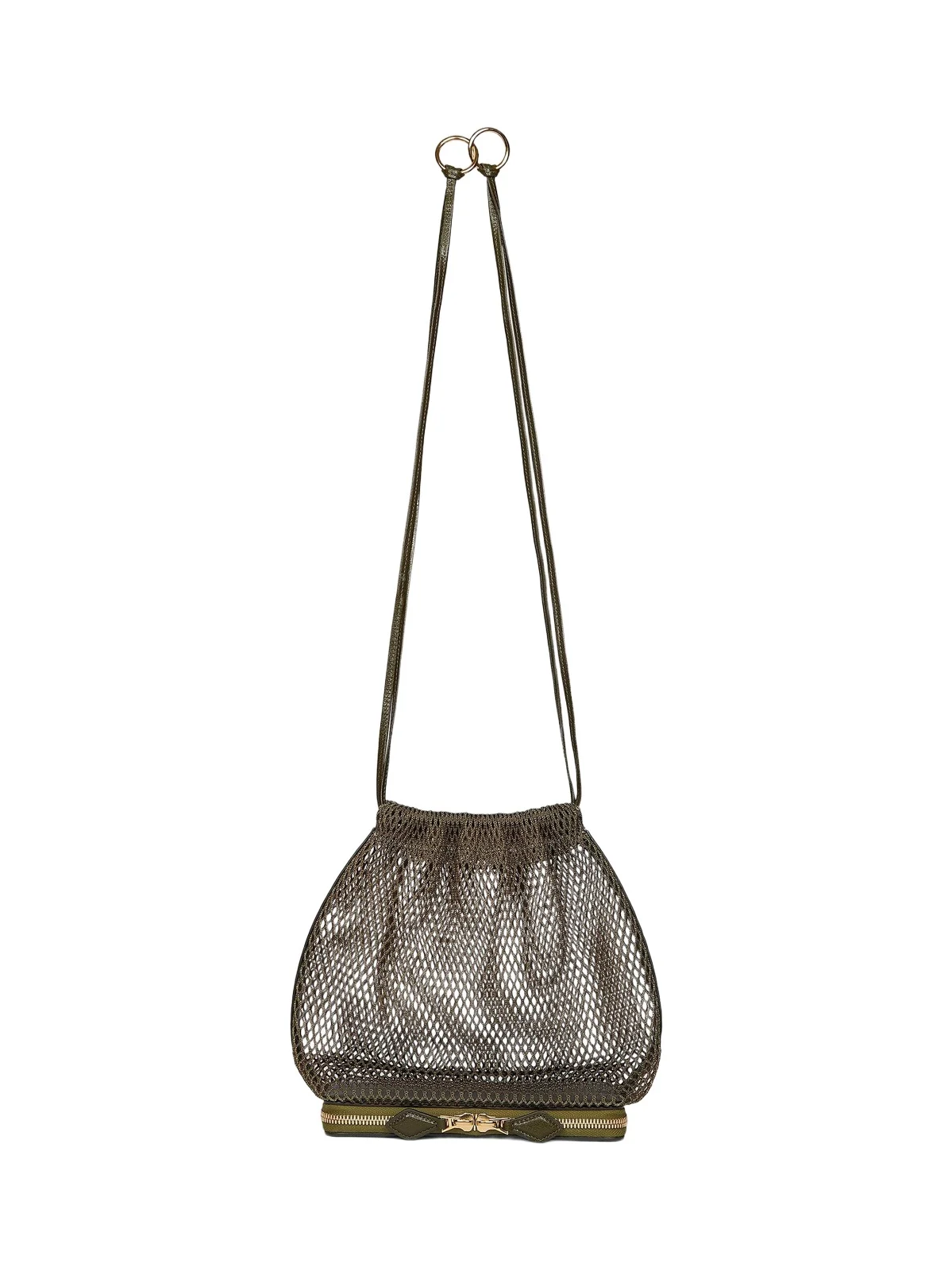 Women's Fishnet Bucket Bag