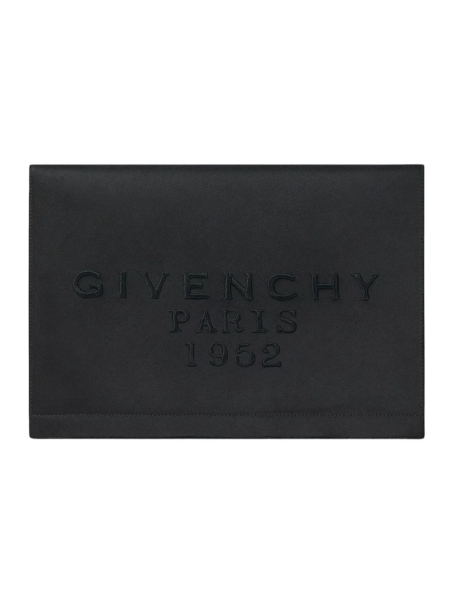 Givenchy Women's Paris 1952 Pochette in Satin - Black