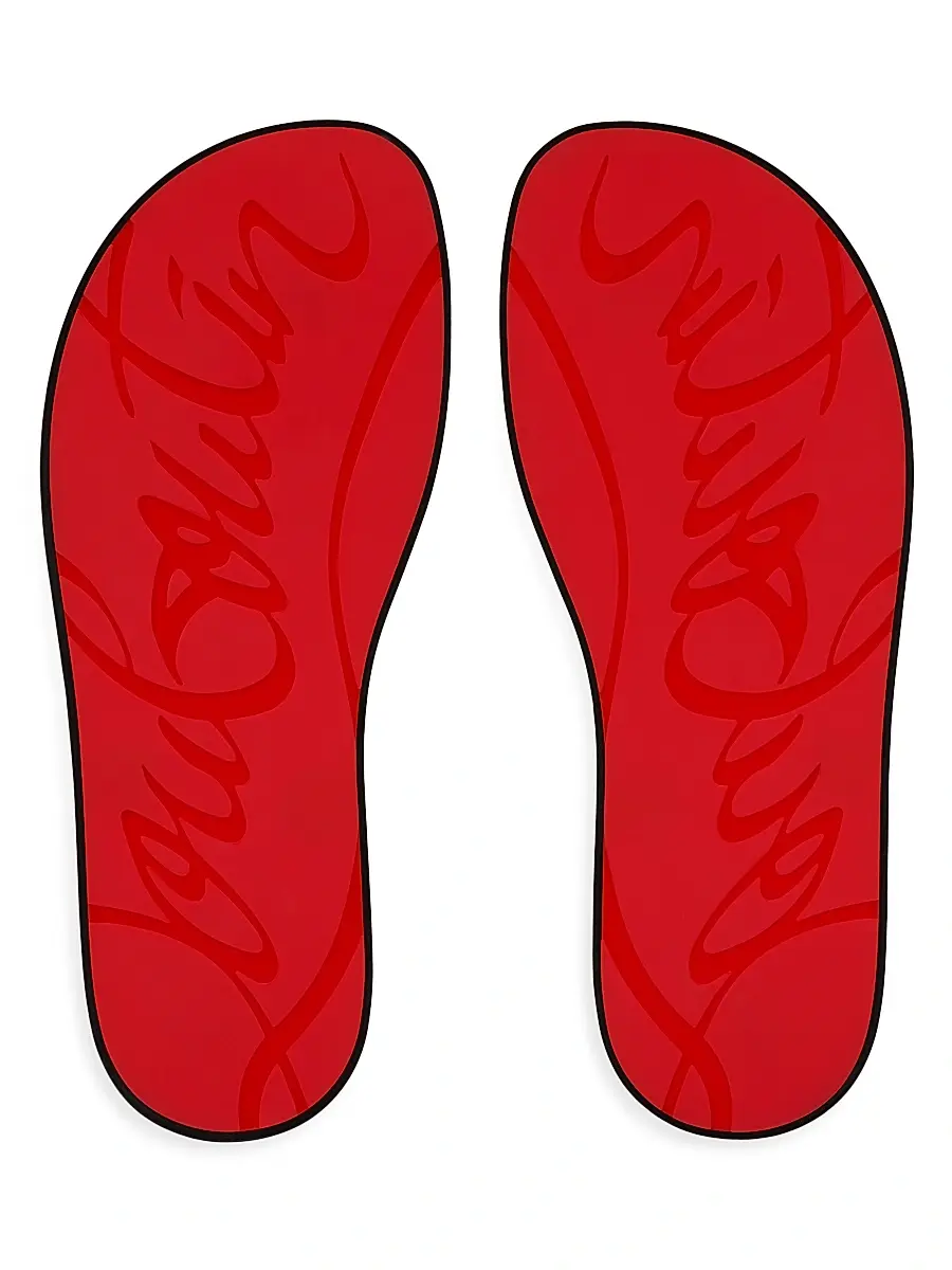 Christian Louboutin Men's Summer Rubber Thong Sandals | Thumbnail 5 Christian Louboutin Men's Summer Rubber Thong Sandals | Thumbnail 5